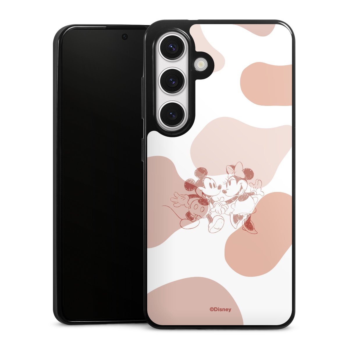 Mickey et Minnie se tiennent la main Boho