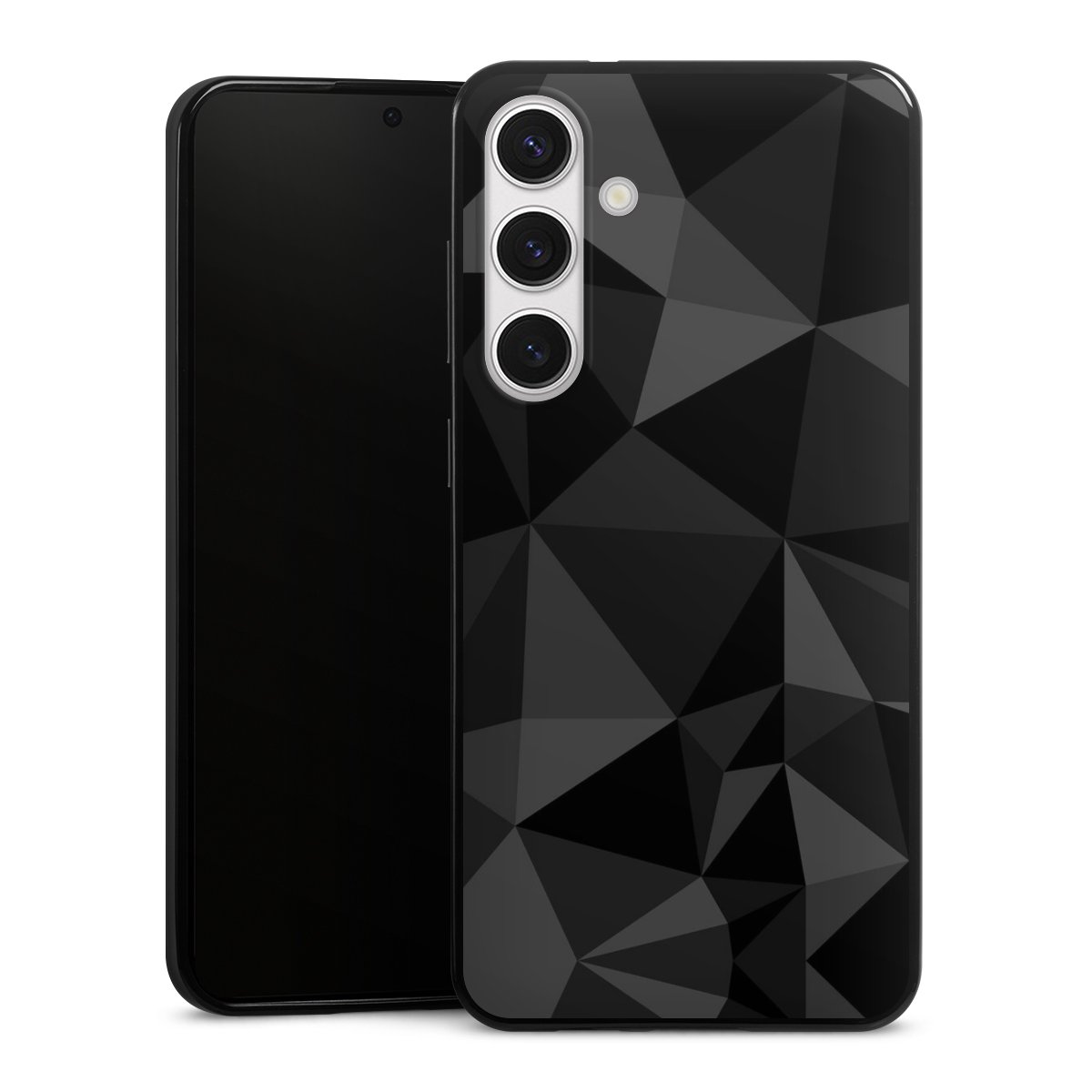 Motif Polygone Noir