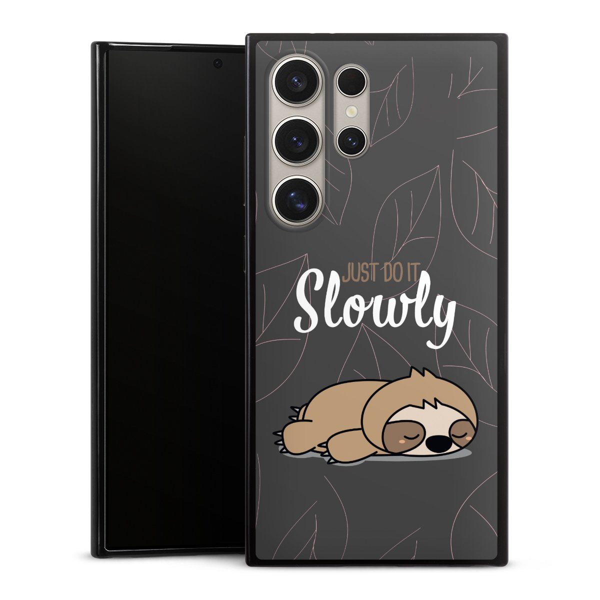 Just Do It Slowly Sloth Grey