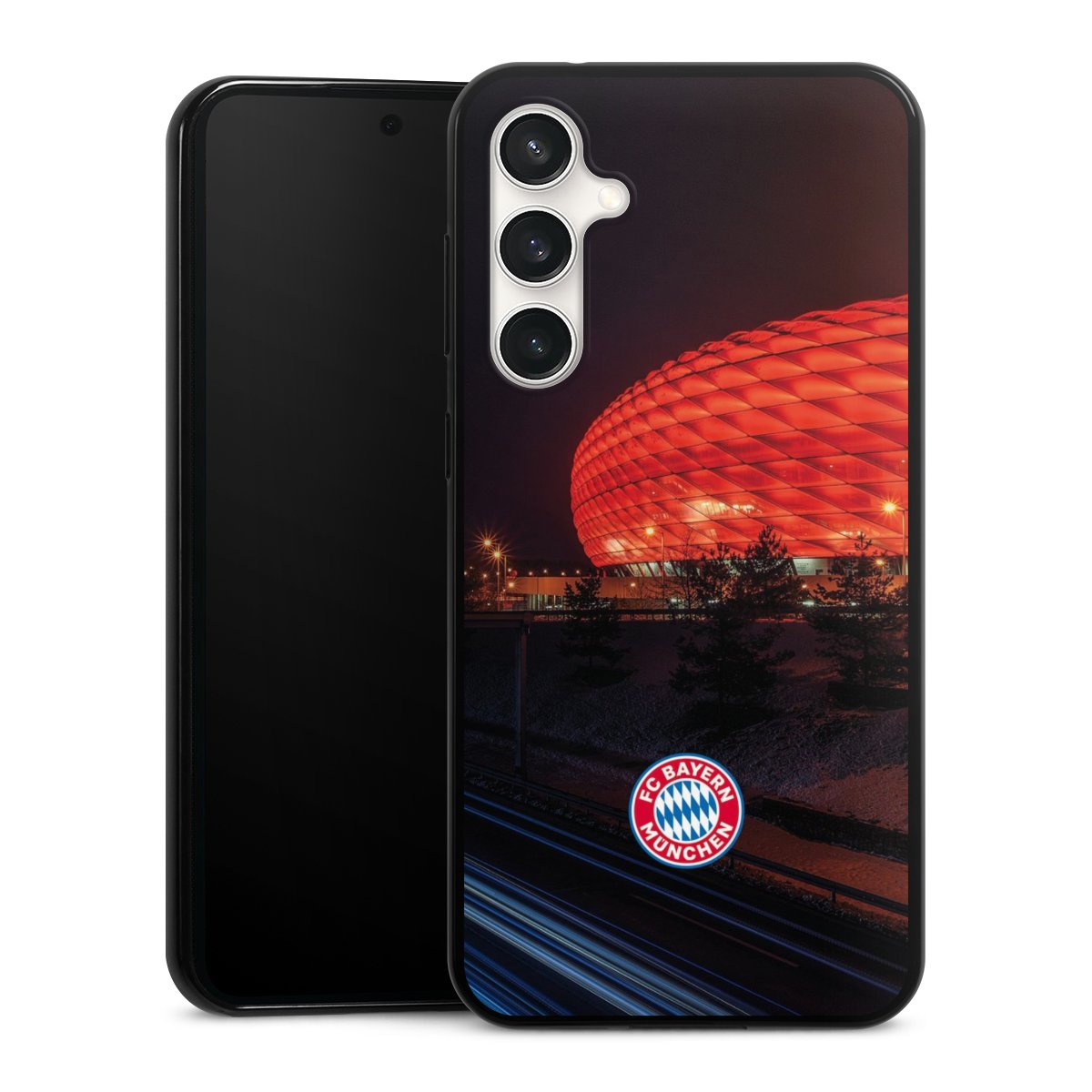 Allianz Arena bei Nacht FCB