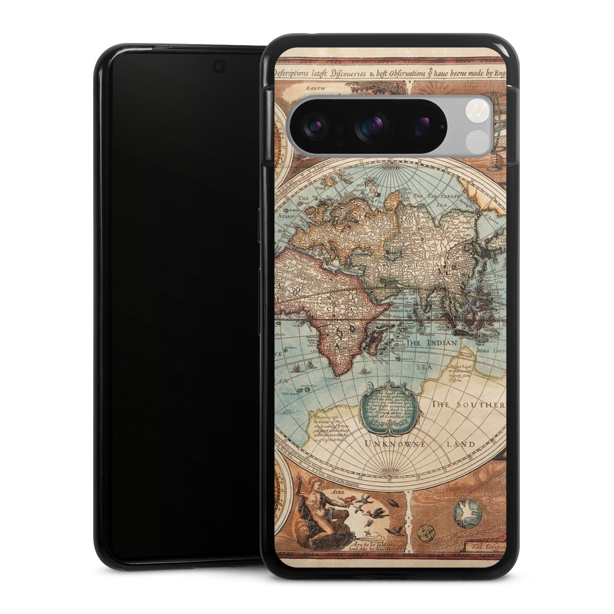 Mappa del mondo vintage