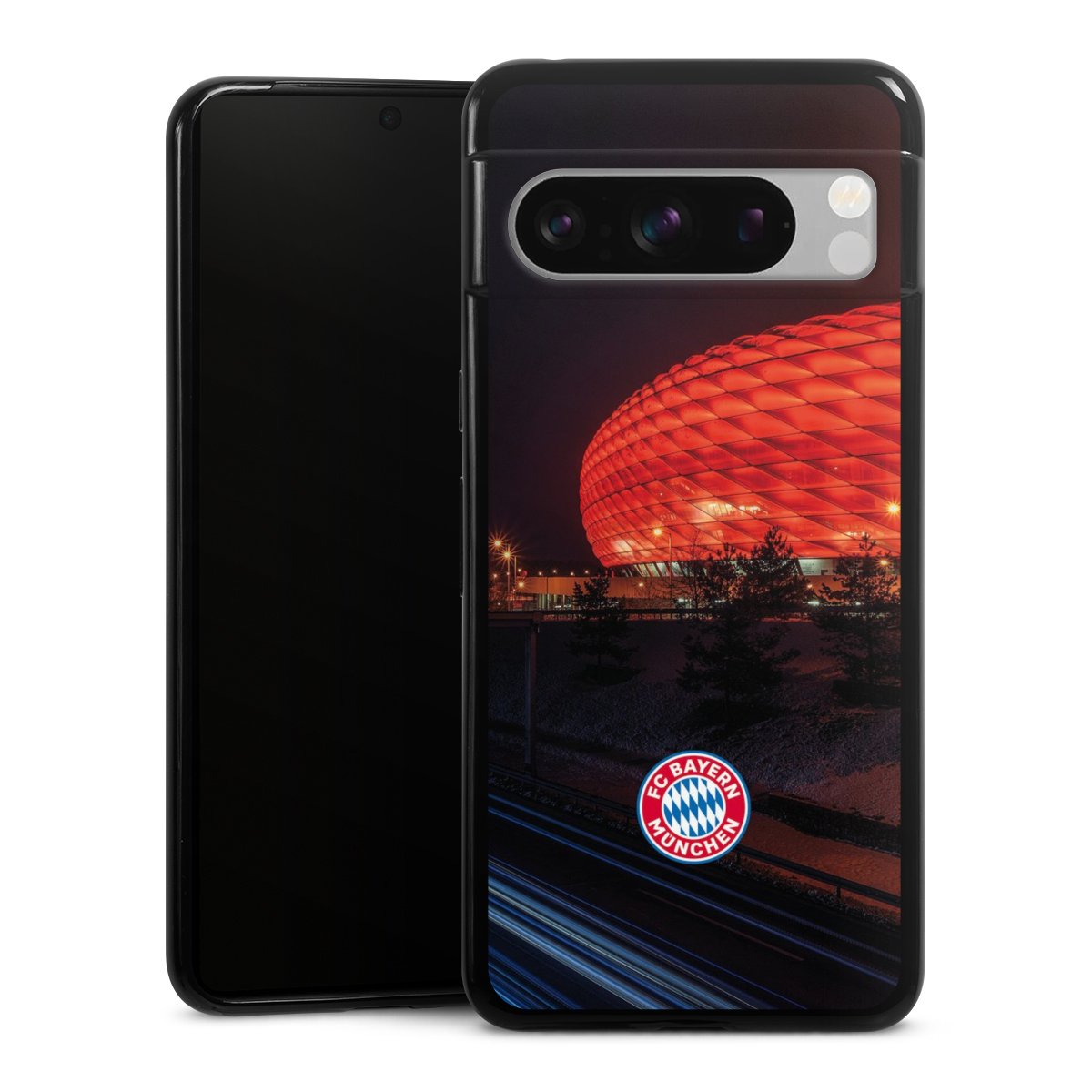 Allianz Arena bei Nacht FCB