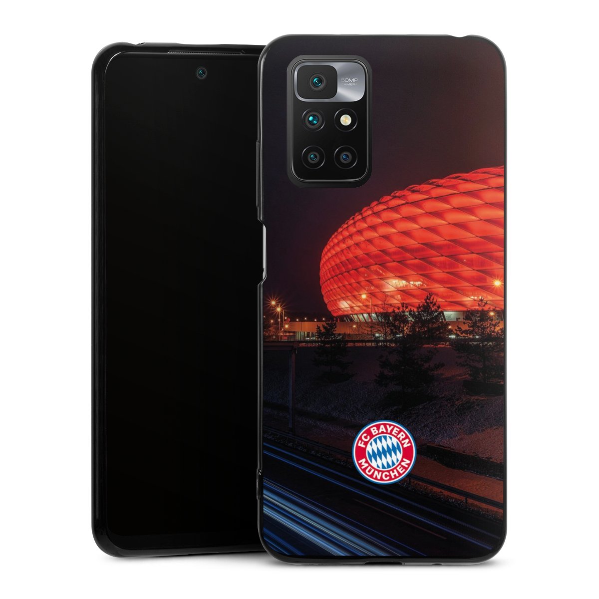 Allianz Arena bei Nacht FCB