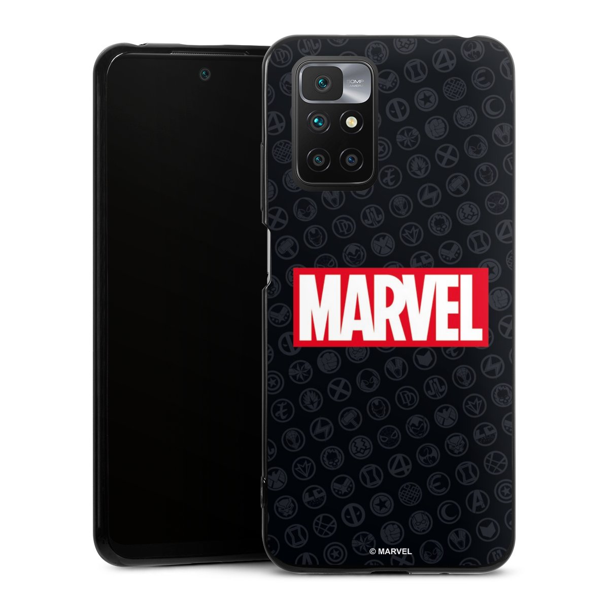 Marvel Logo Black Red 