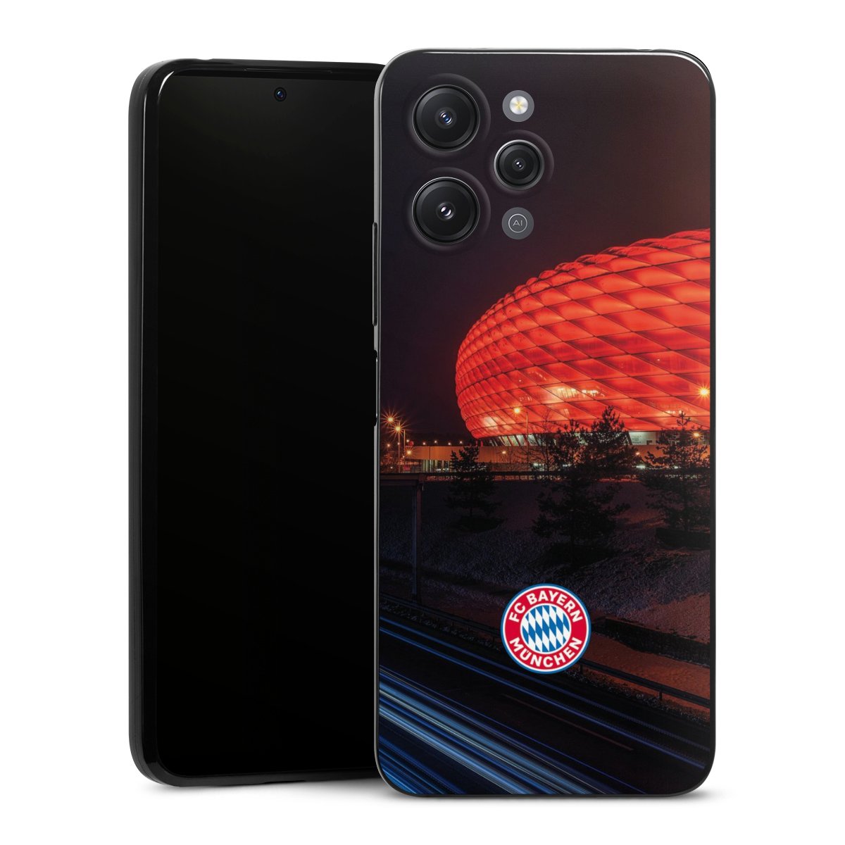 Allianz Arena bei Nacht FCB