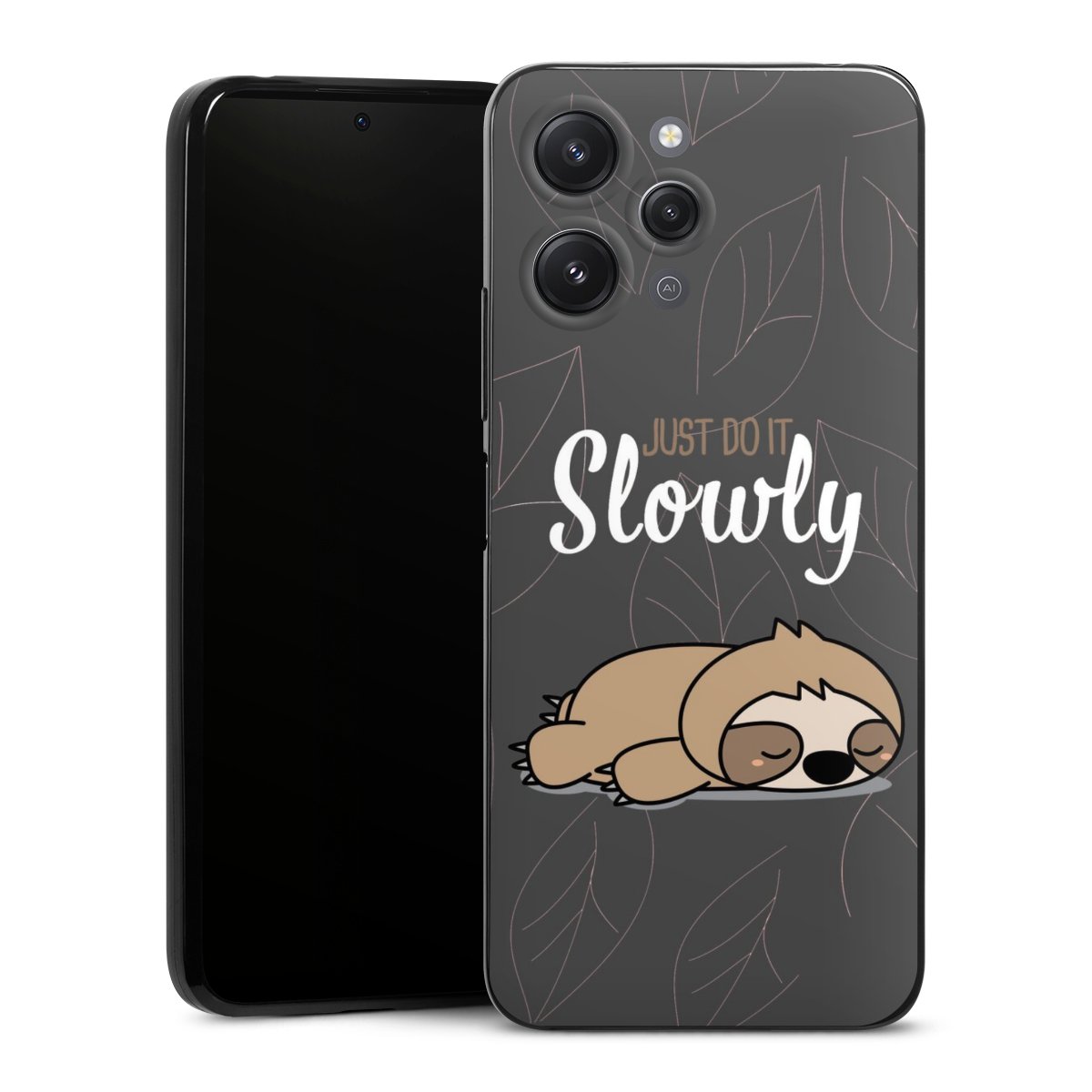 Just Do It Slowly Sloth Grey
