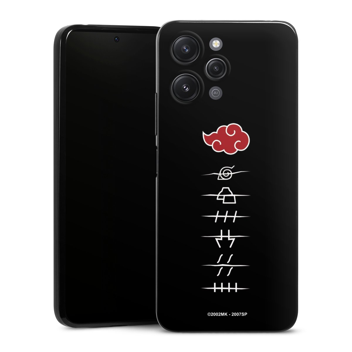 Symboles des membres de l'Akatsuki noirs