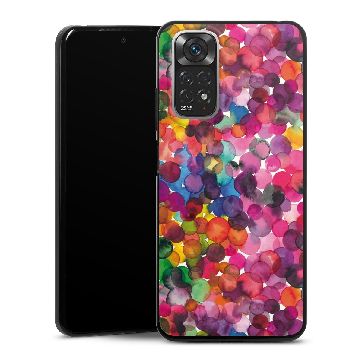 Punti acquerello sovrapposti