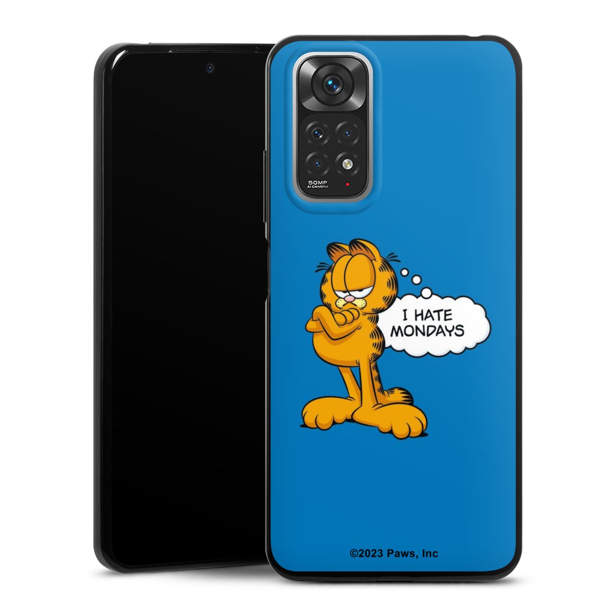Garfield Ik haat maandagen blauw