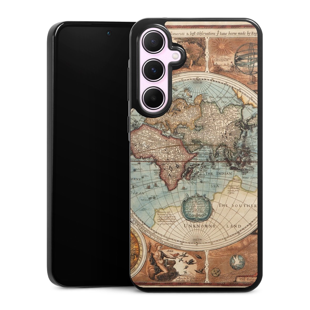 Mappa del mondo vintage