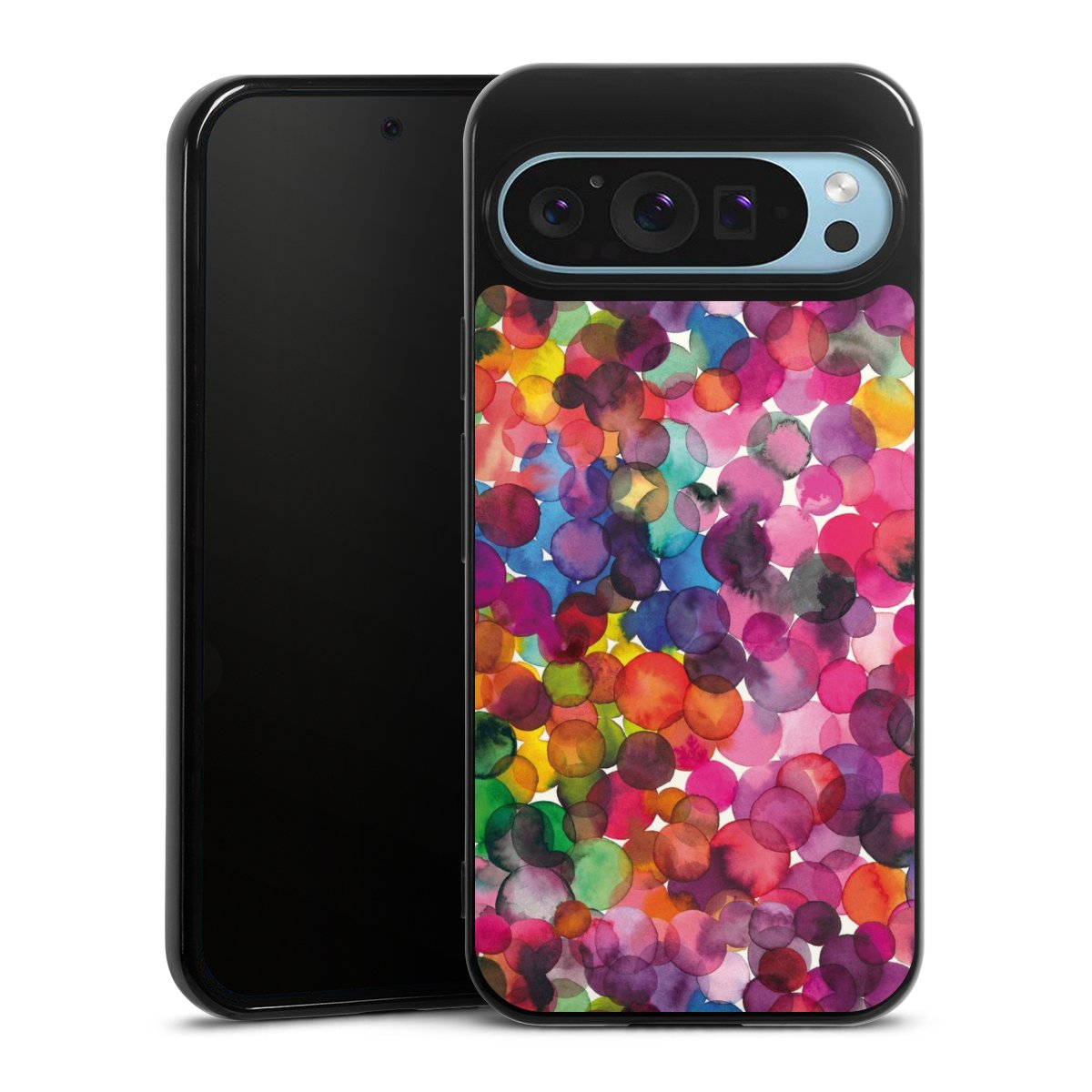 Punti acquerello sovrapposti