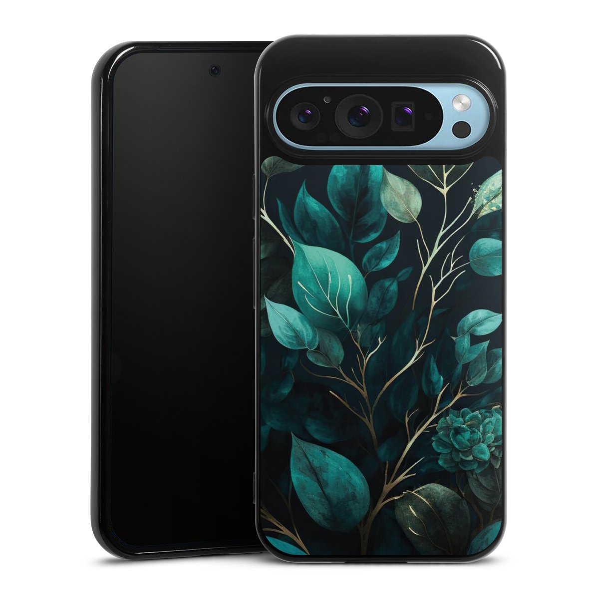 Eukalyptus dunkler Hintergrund