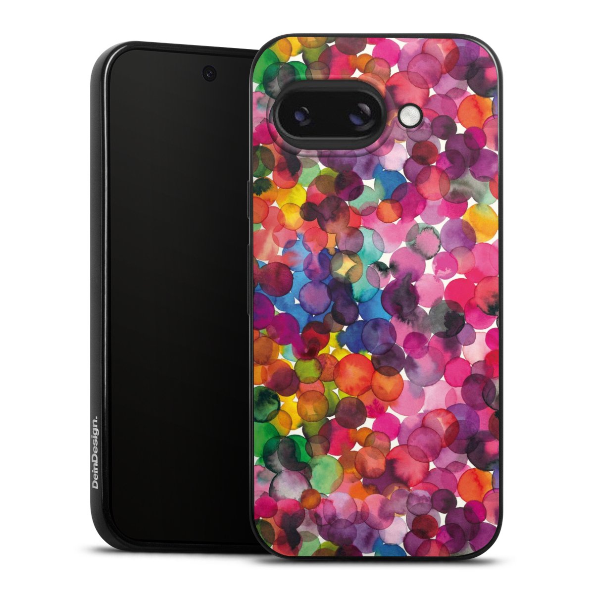 Punti acquerello sovrapposti