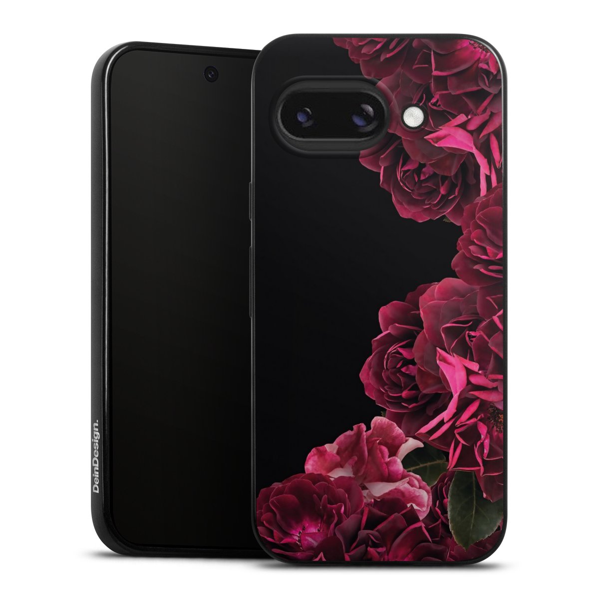 Rose vintage su nero