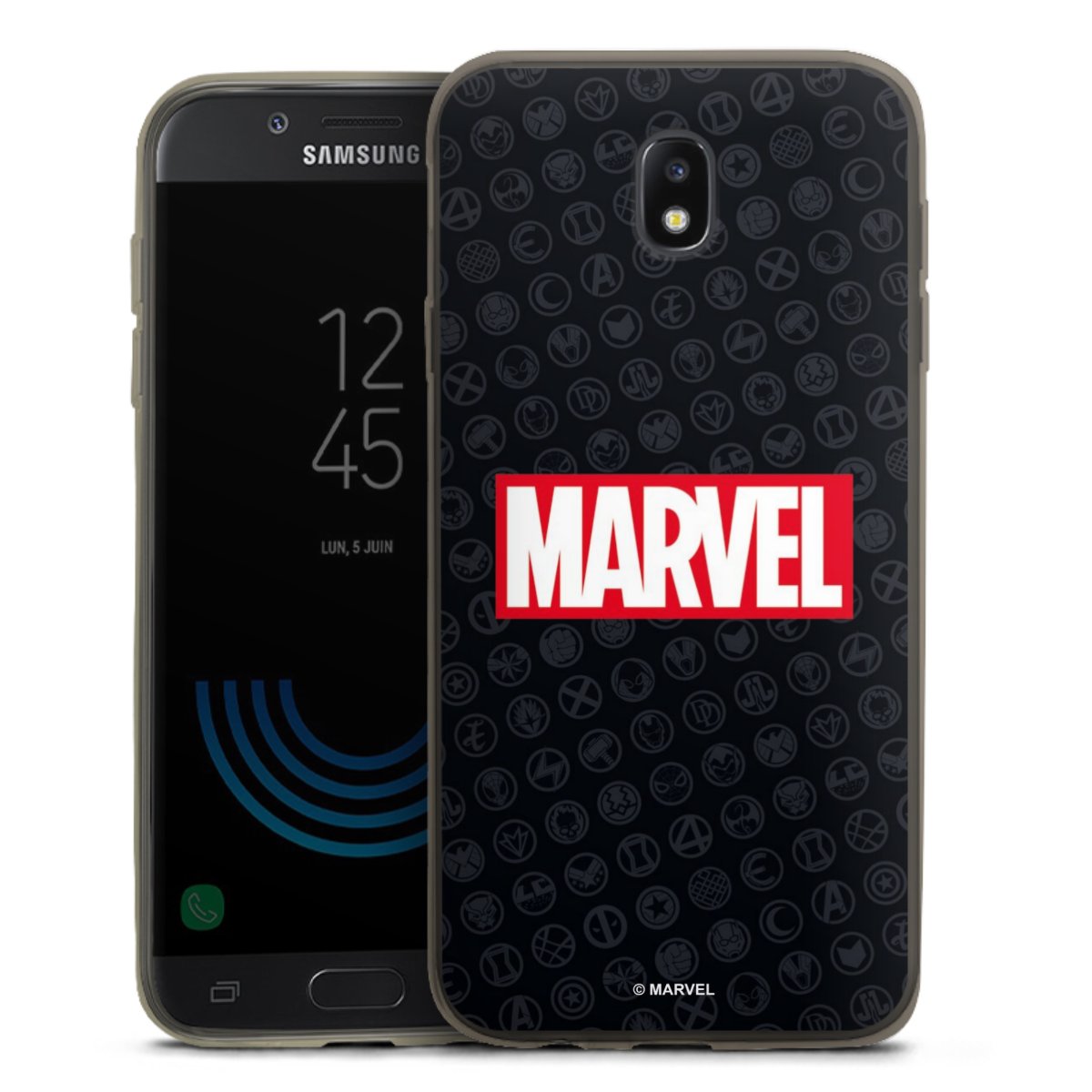 Marvel Logo Black Red 