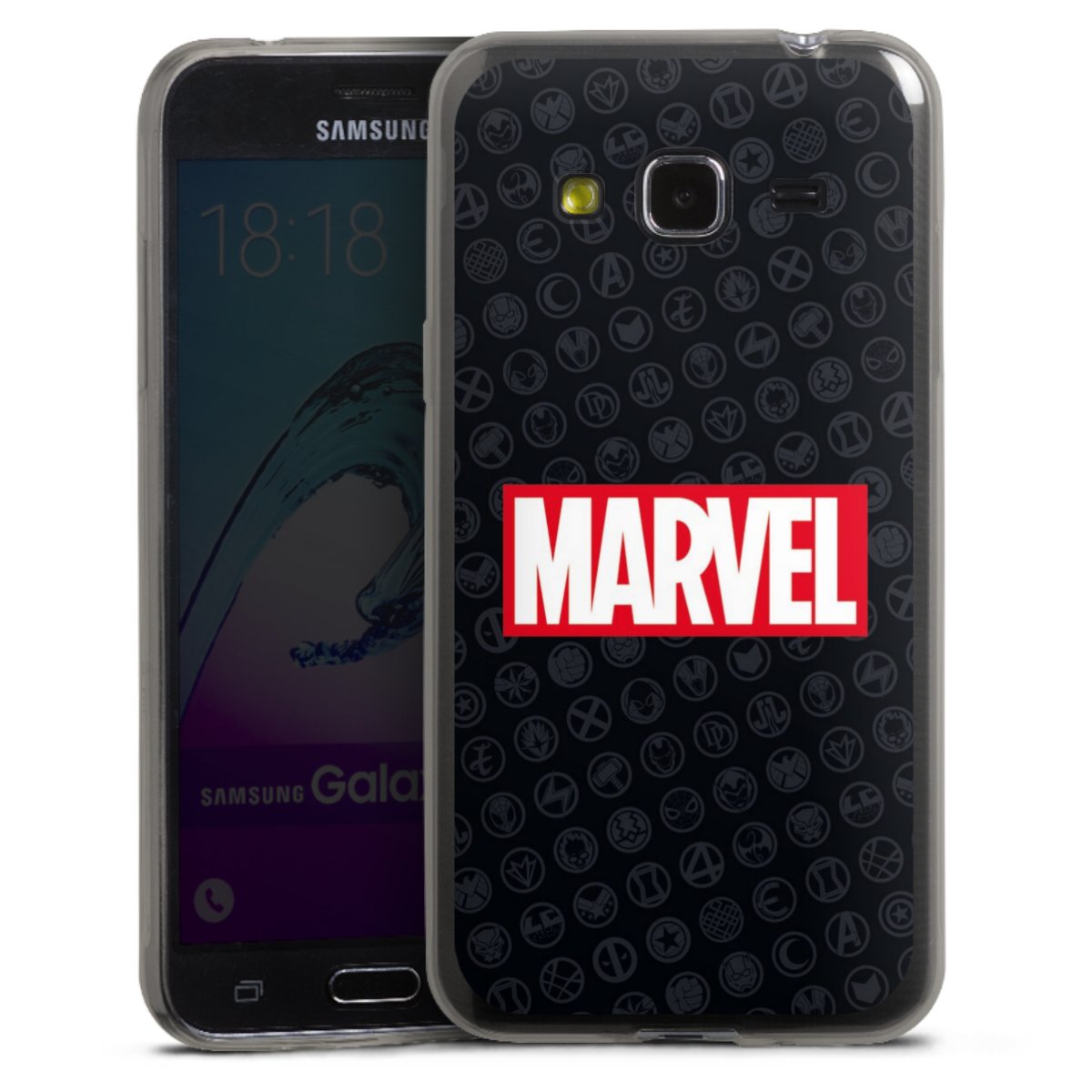 Marvel Logo Black Red 