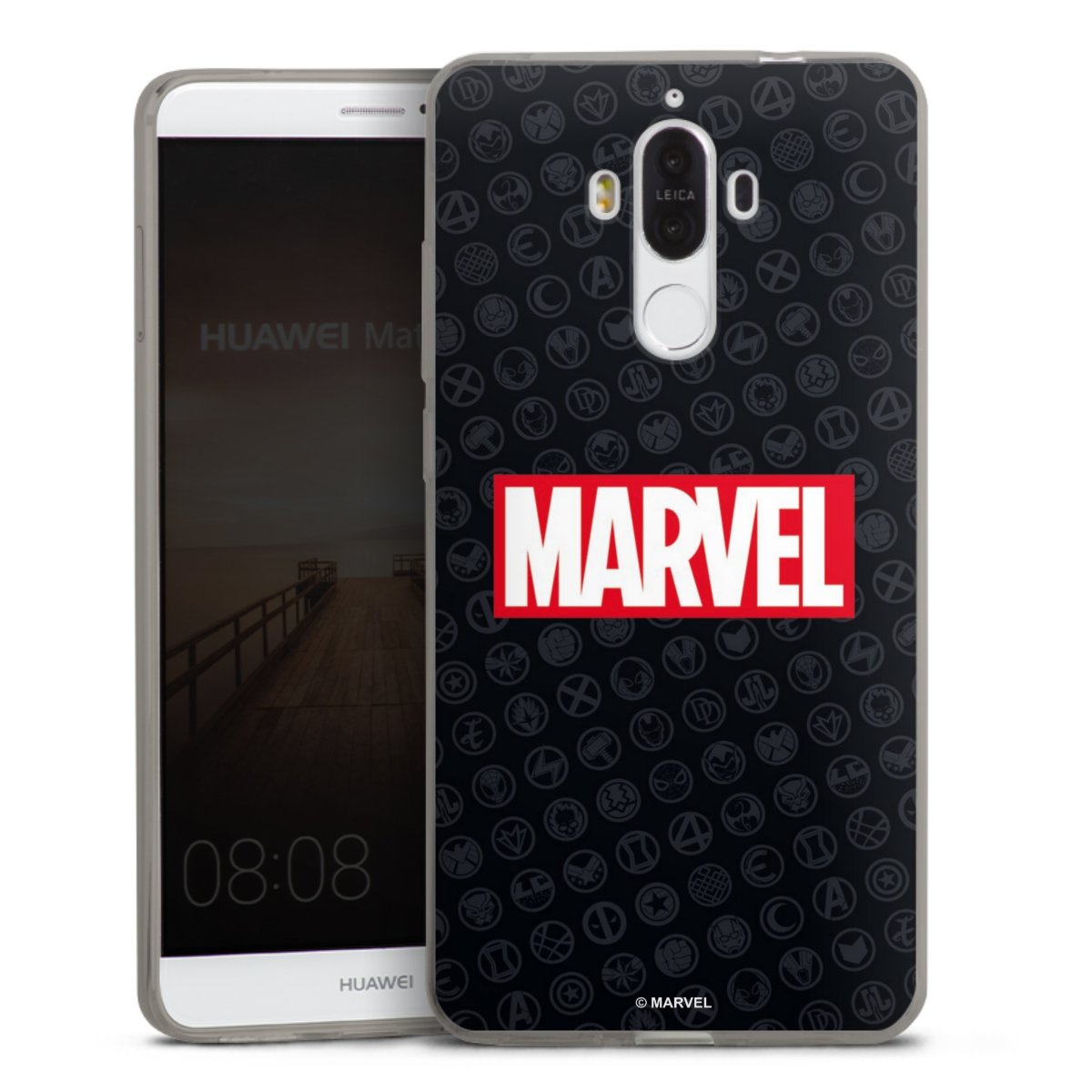 Marvel Logo Zwart Rood