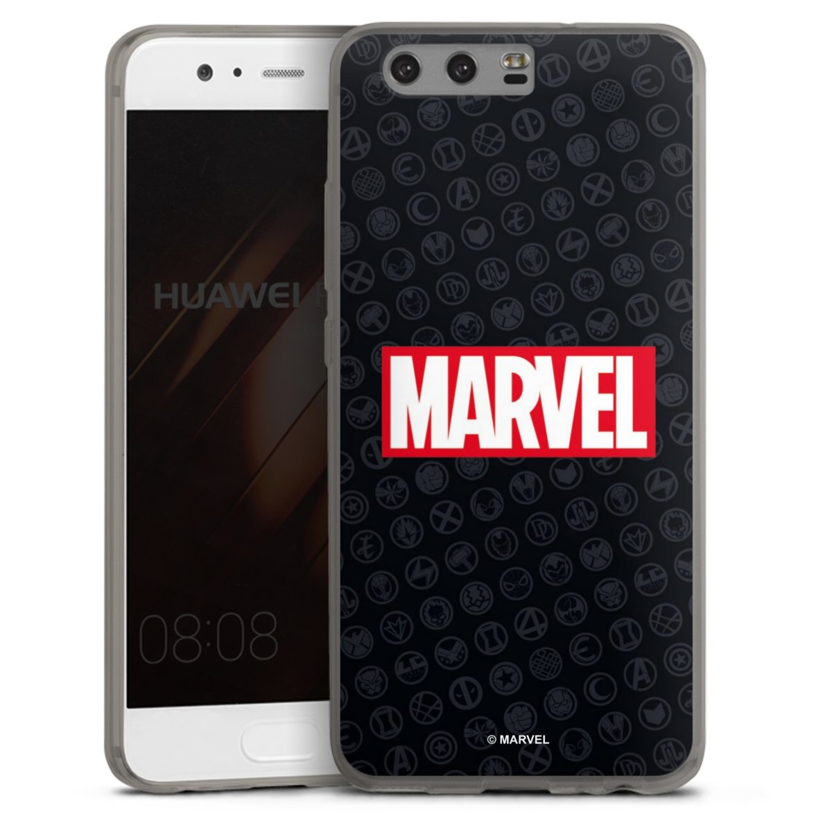 Marvel Logo Black Red 