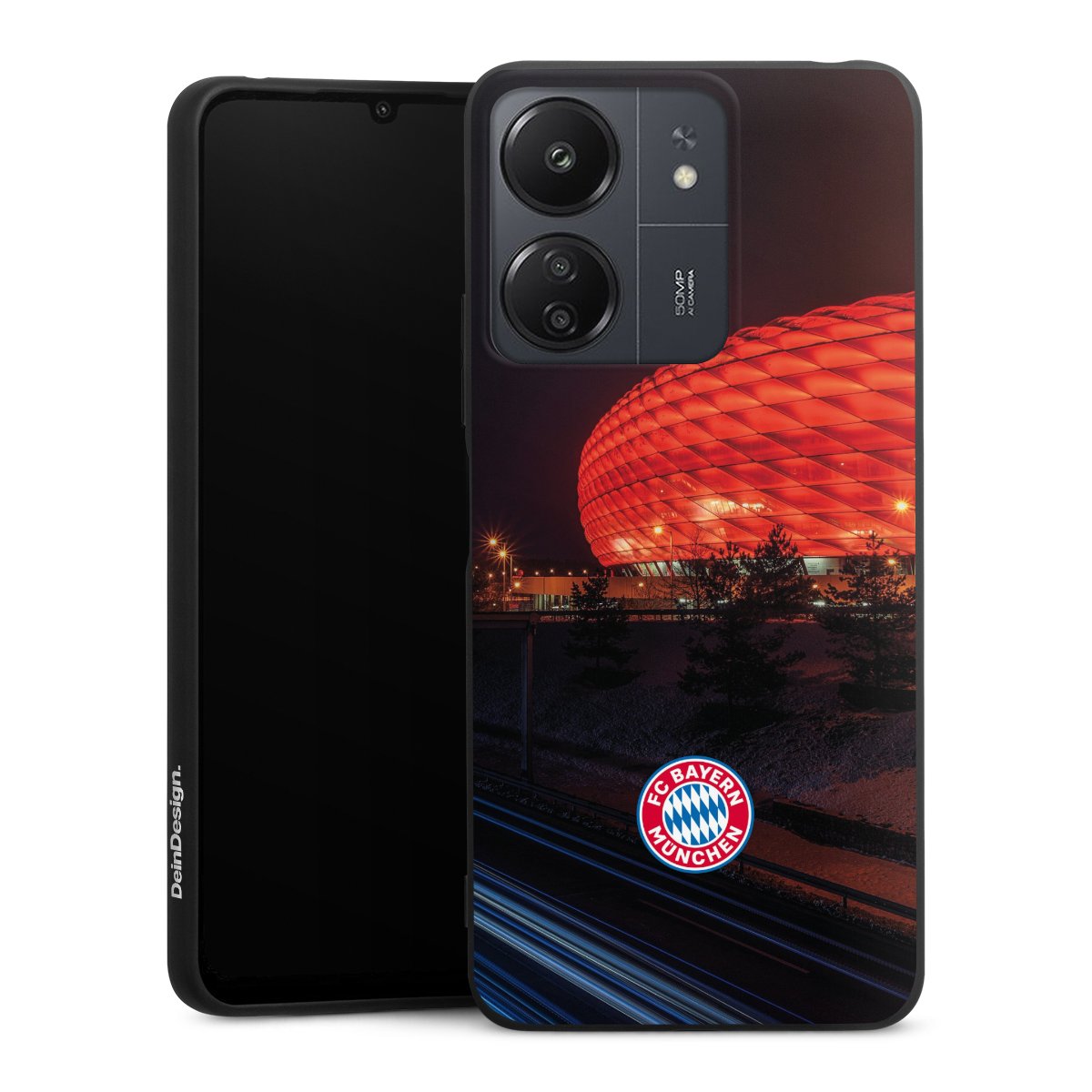 Allianz Arena bei Nacht FCB