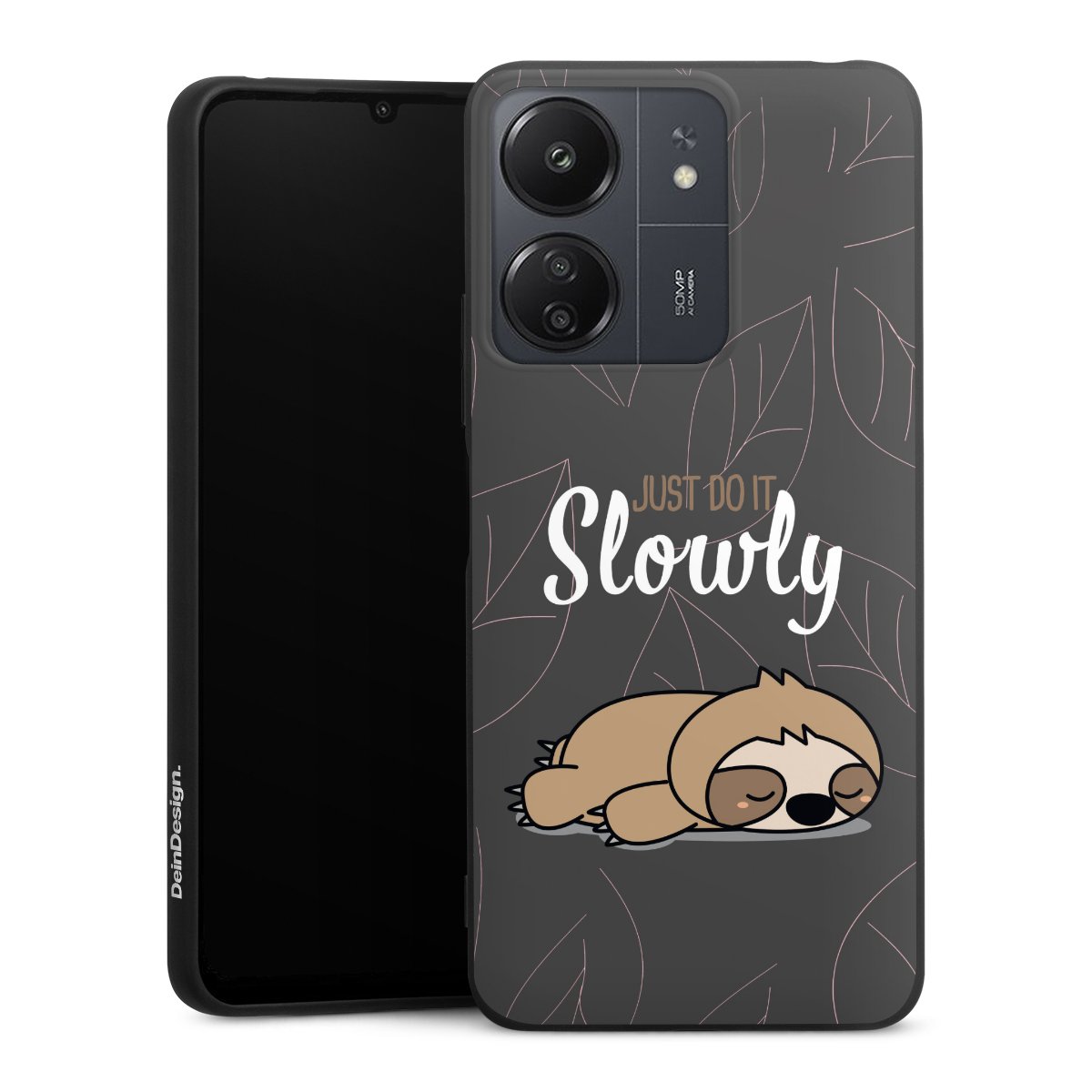 Just Do It Slowly Sloth Grey