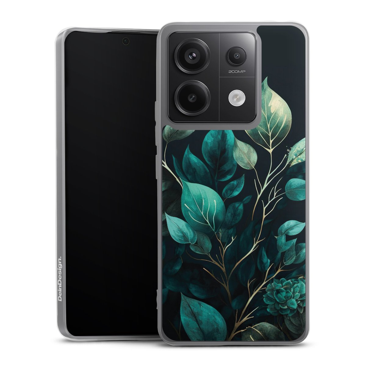 Eukalyptus dunkler Hintergrund