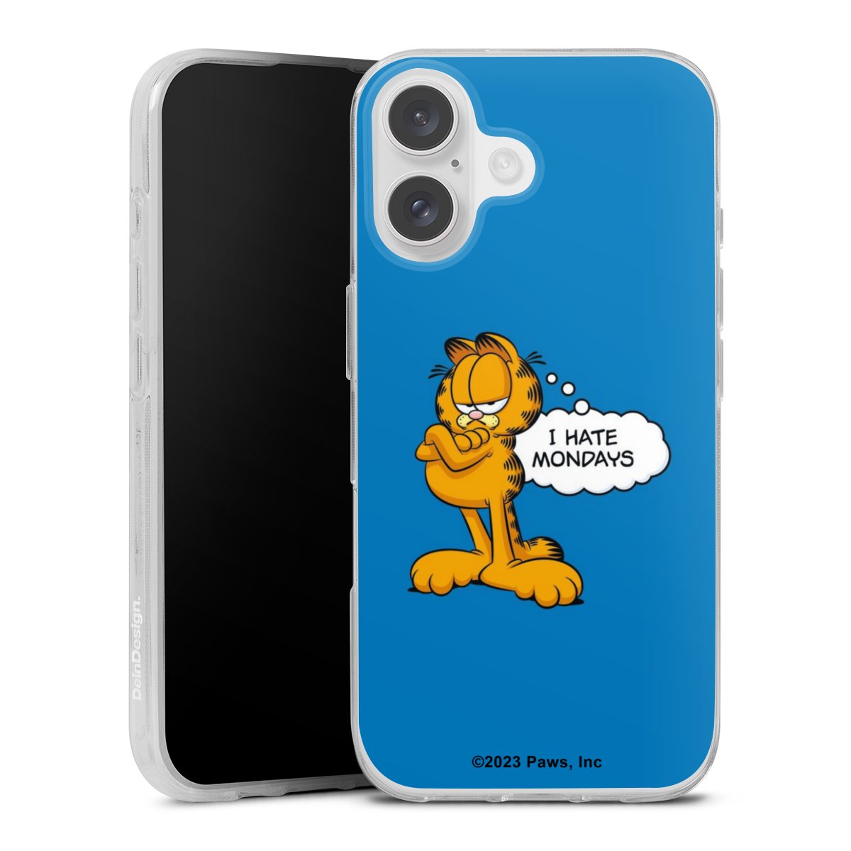 Garfield Ik haat maandagen blauw