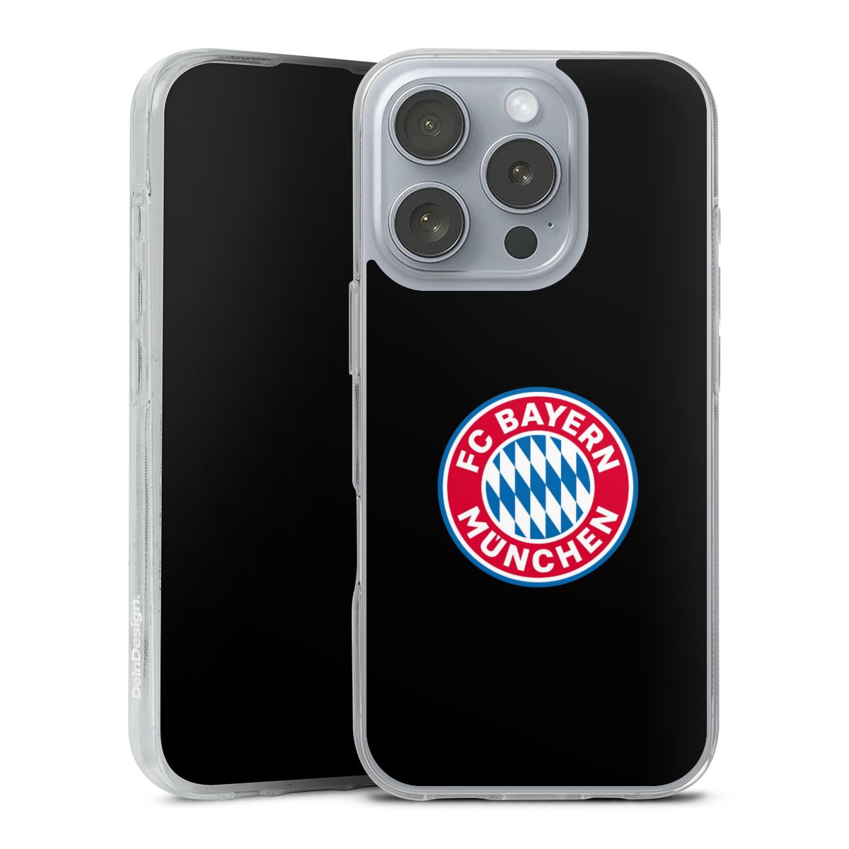 FCB Logo auf Schwarz