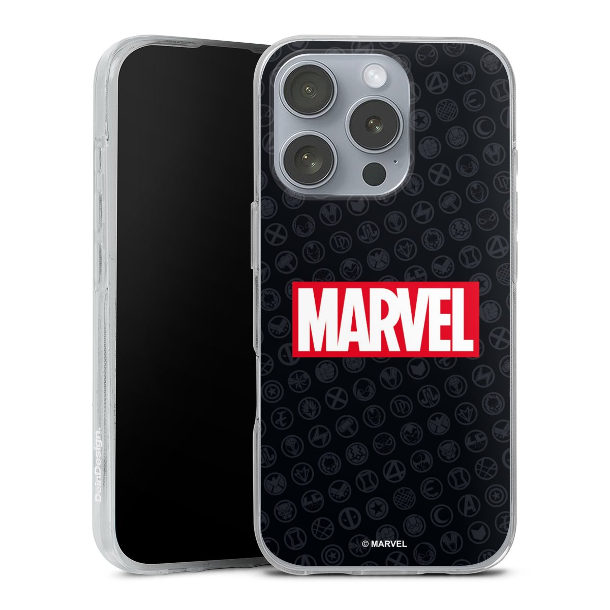 Marvel Logo Black Red 