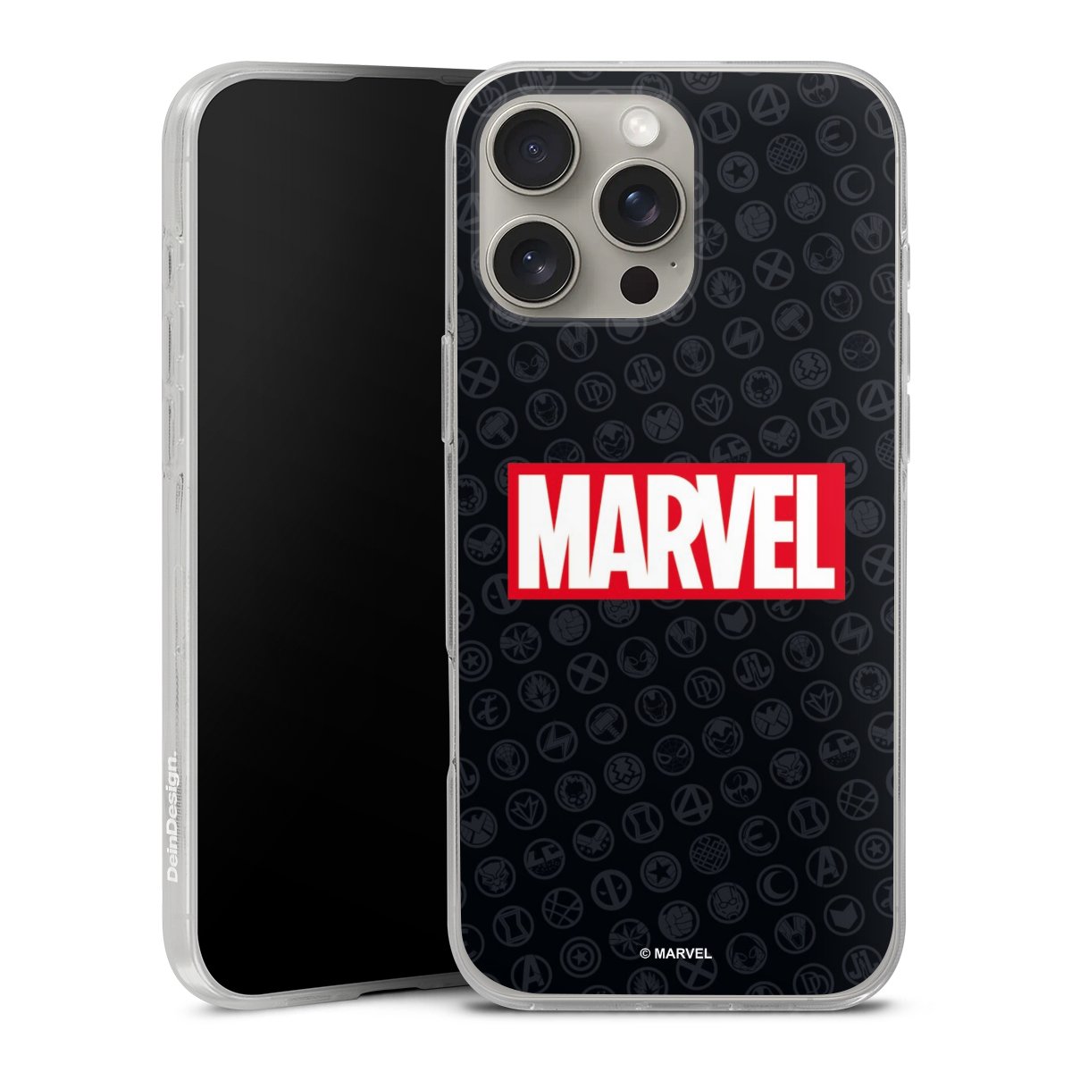 Marvel Logo Black Red 