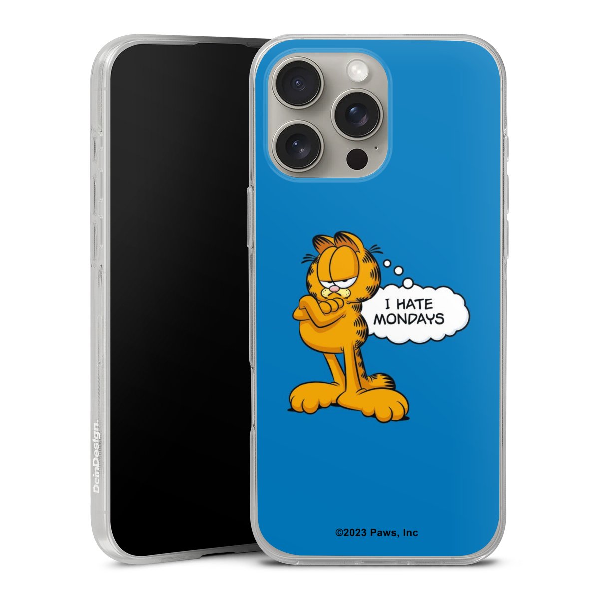 Garfield Je déteste les lundis Bleu