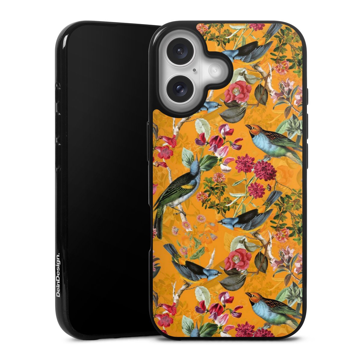 Vogels Bloemen Behang