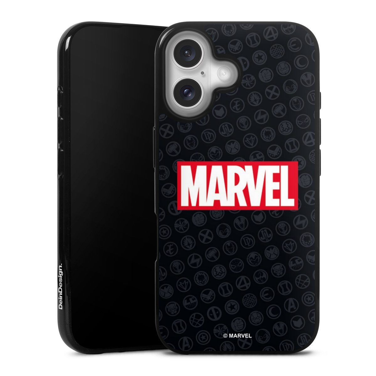 Marvel Logo Zwart Rood
