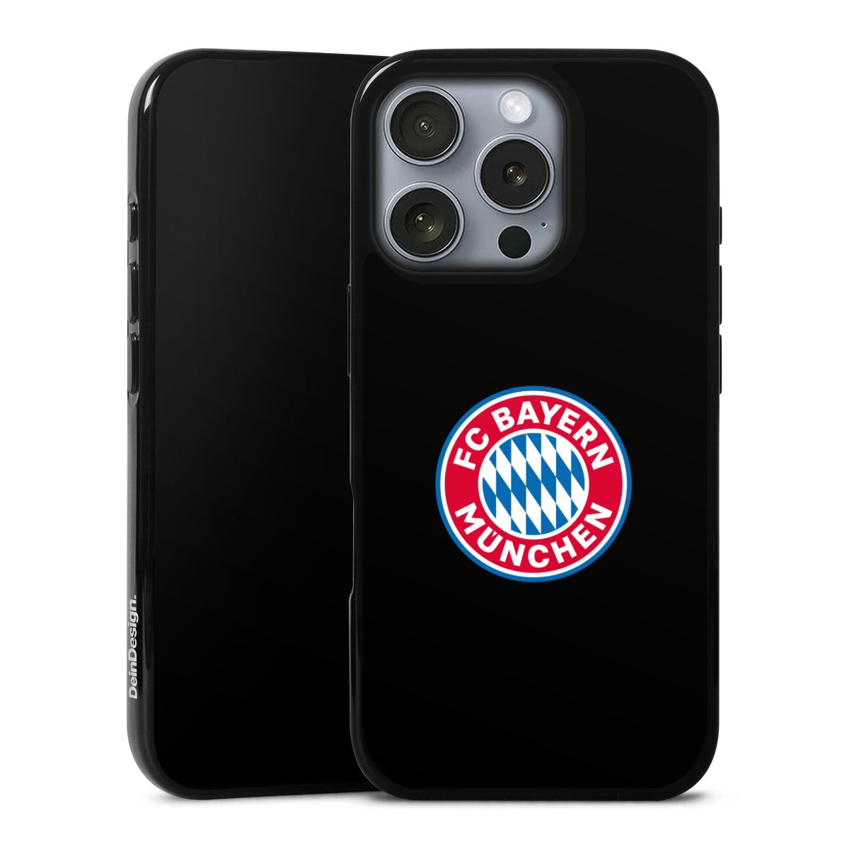 FCB Logo auf Schwarz