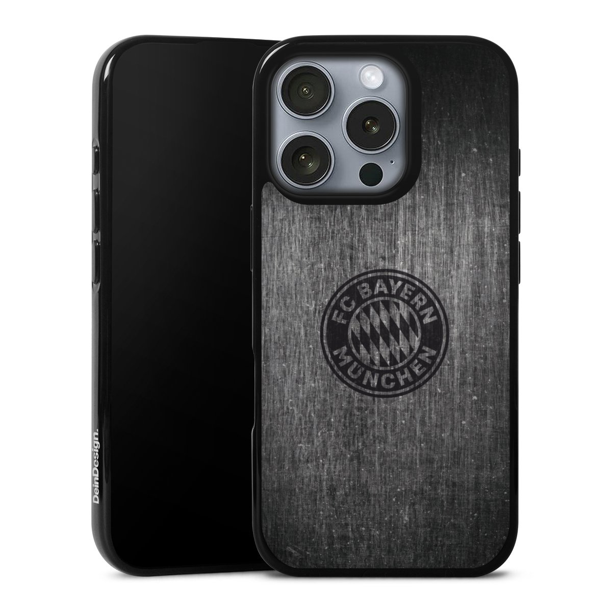 Metalllook FCB Logo einfarbig