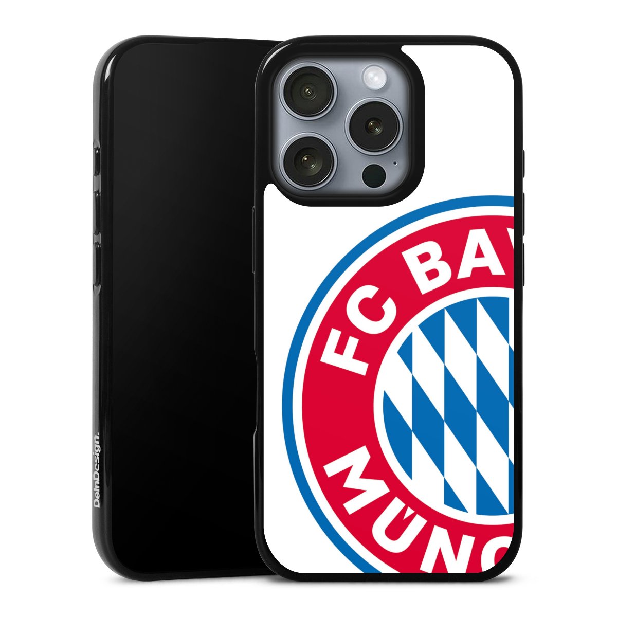 Großes FCB Logo Weiß
