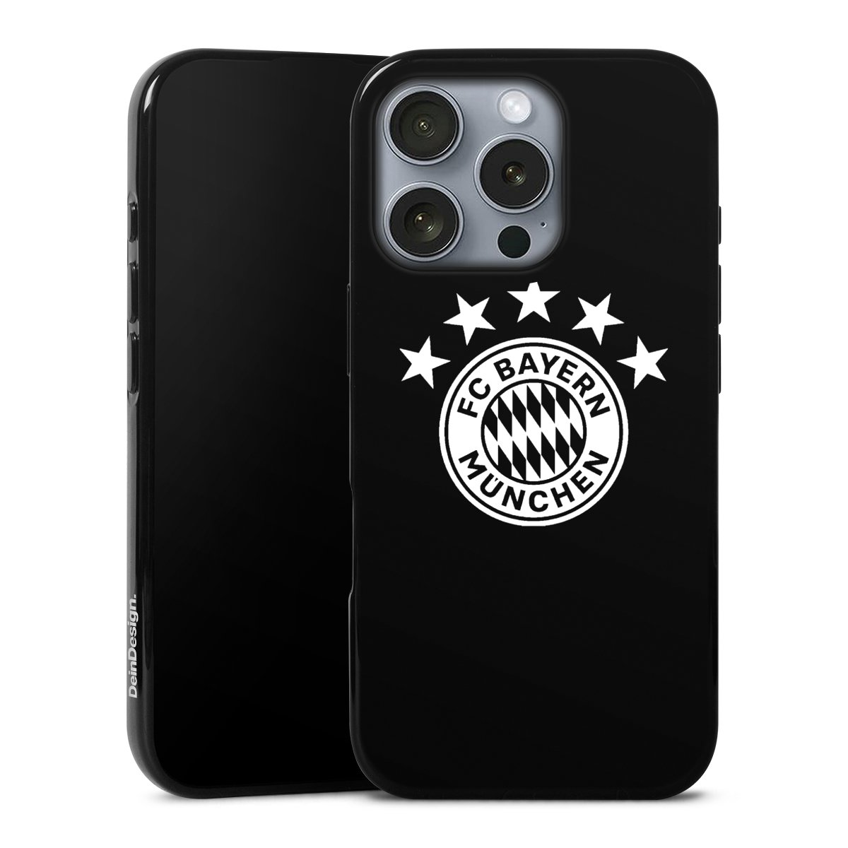 FCB Logo einfarbig mit Sternen - ohne Hintergrund