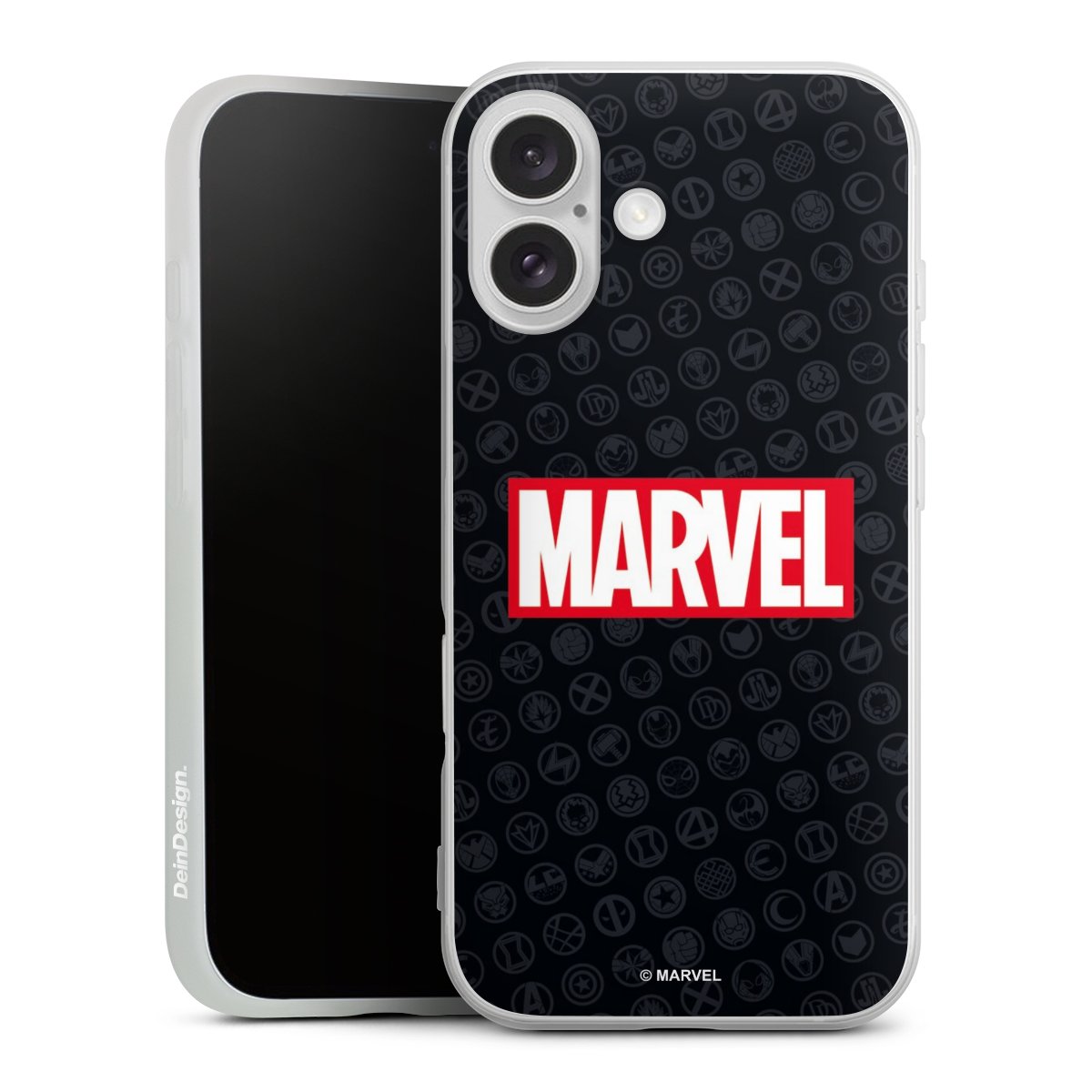 Marvel Logo Black Red 