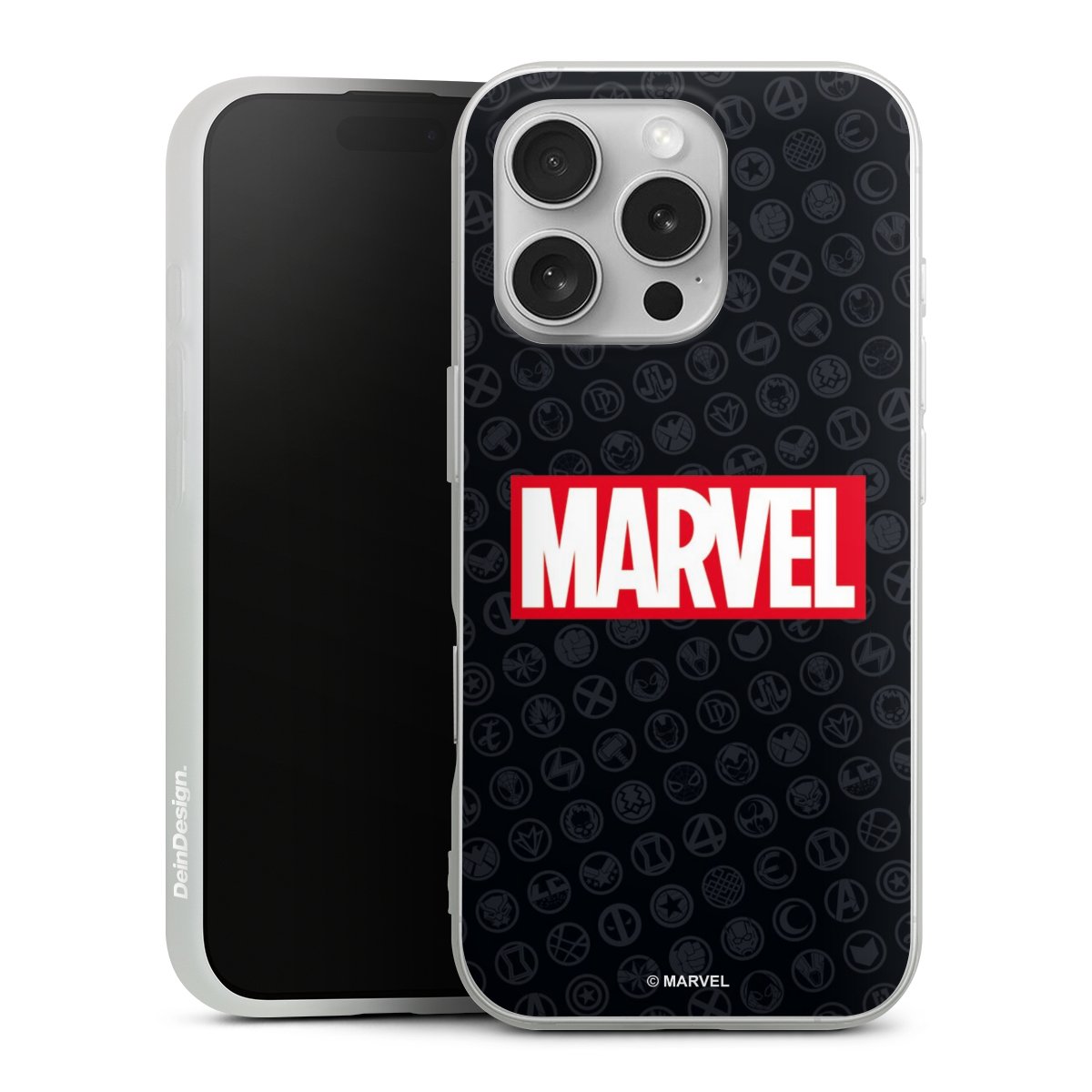 Marvel Logo Black Red 