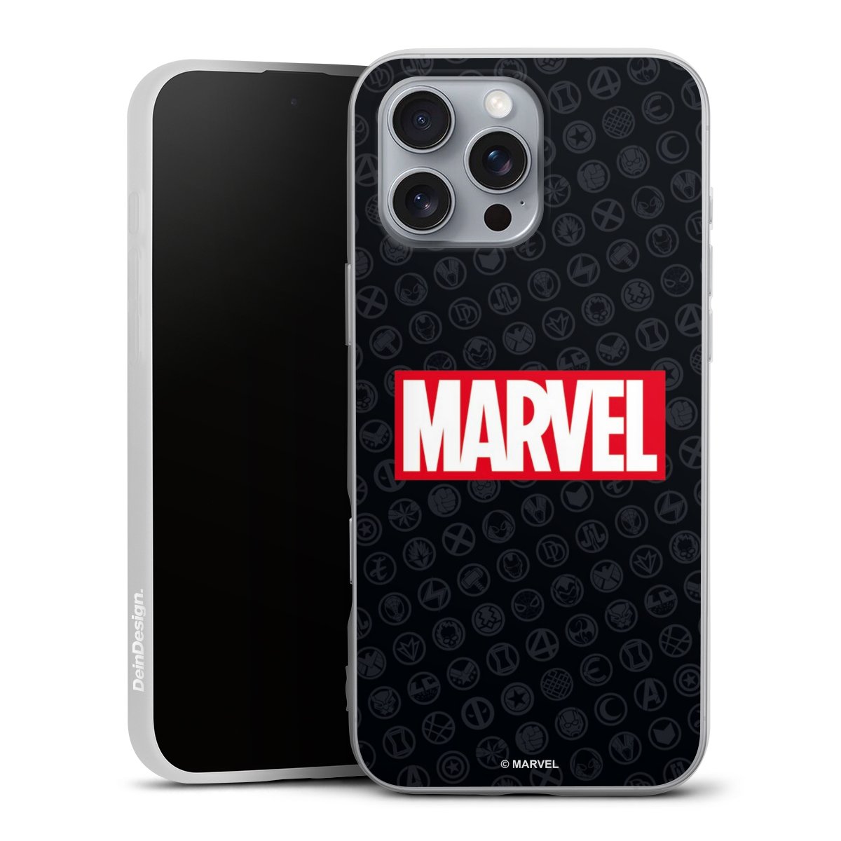 Marvel Logo Black Red 