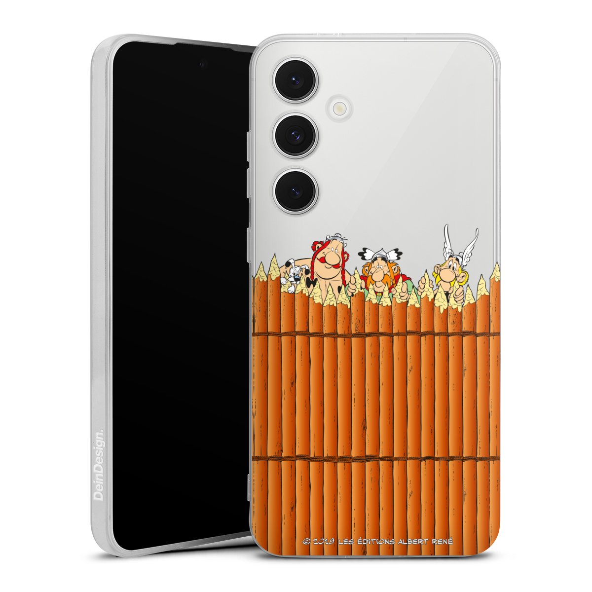 Gaulois Derrière Palissade Transparent