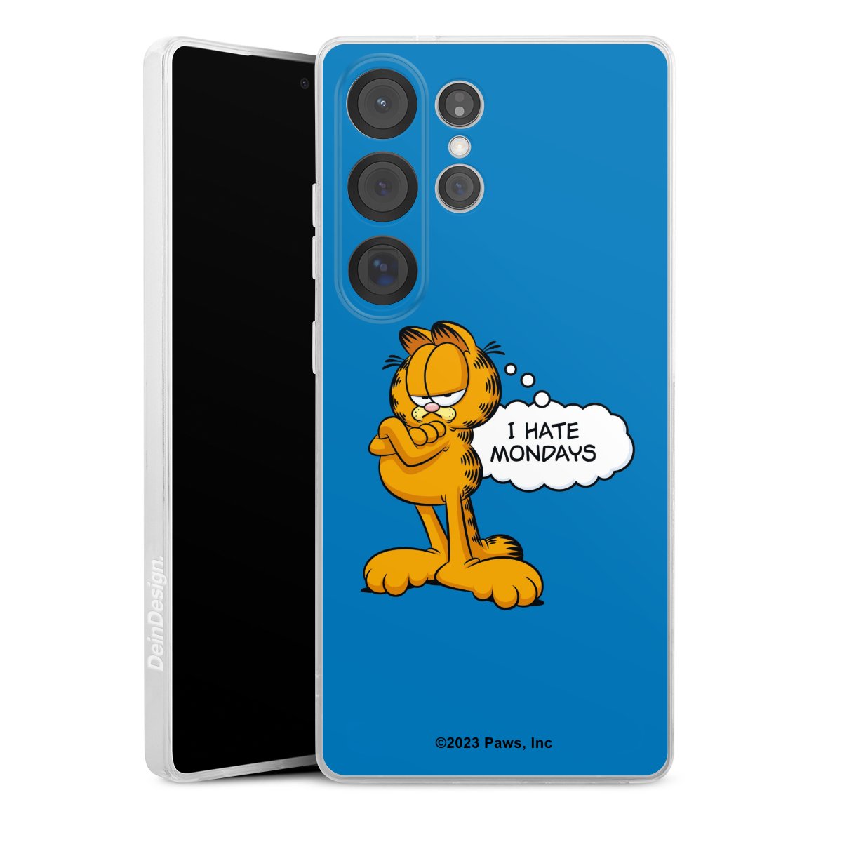 Garfield Ik haat maandagen blauw