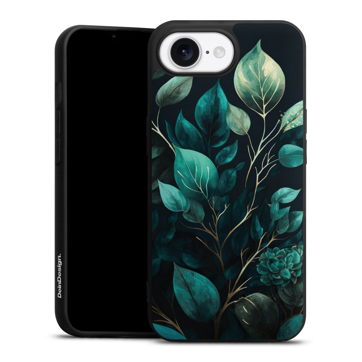 Eukalyptus dunkler Hintergrund