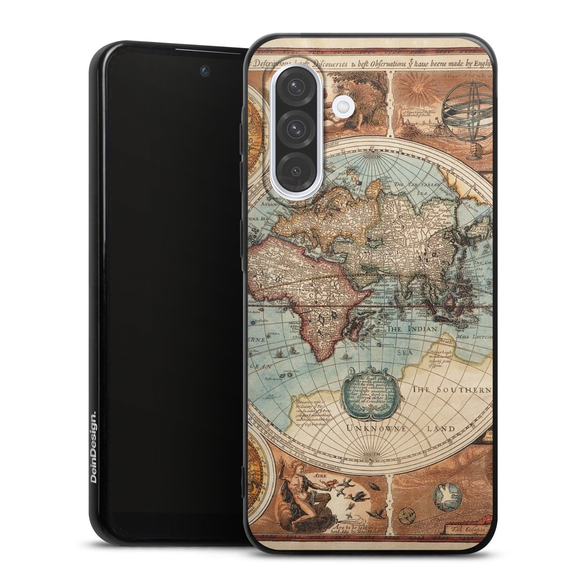Mappa del mondo vintage