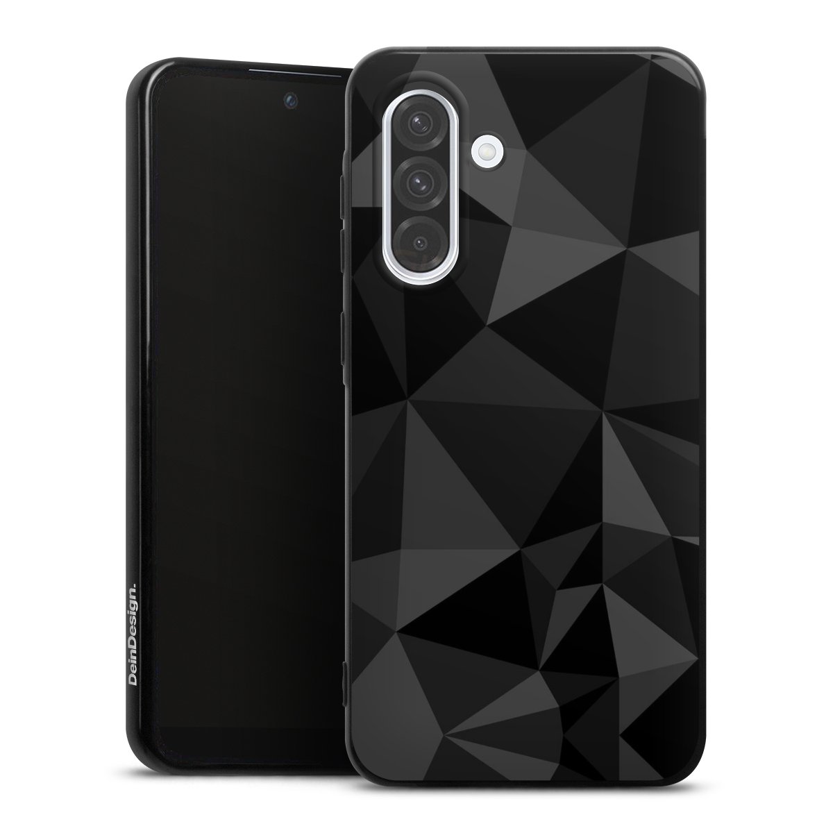 Motif Polygone Noir