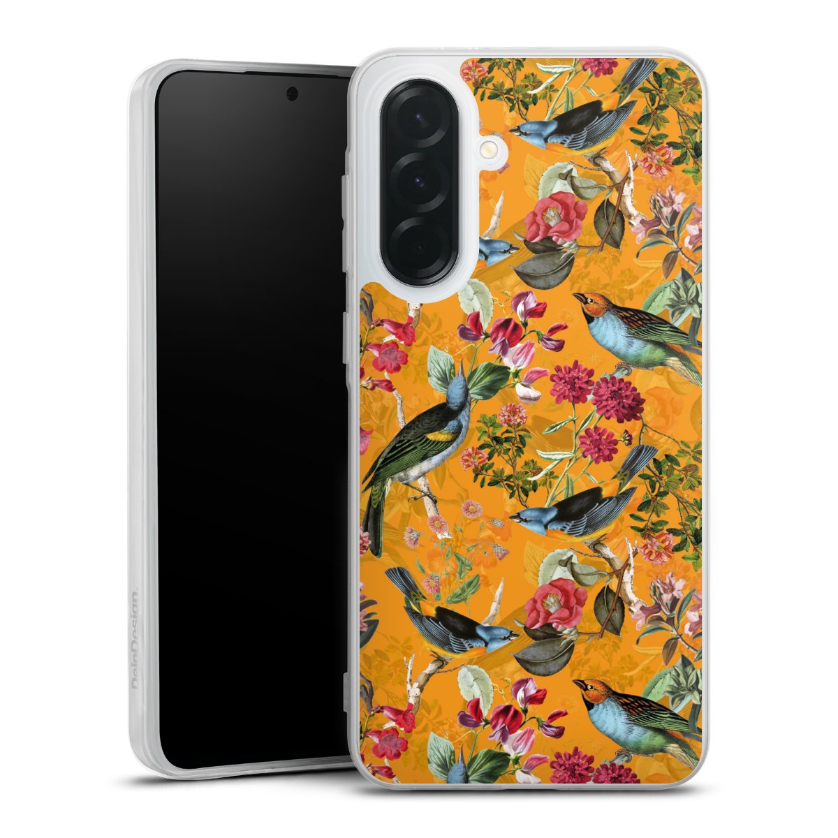 Vogels Bloemen Behang