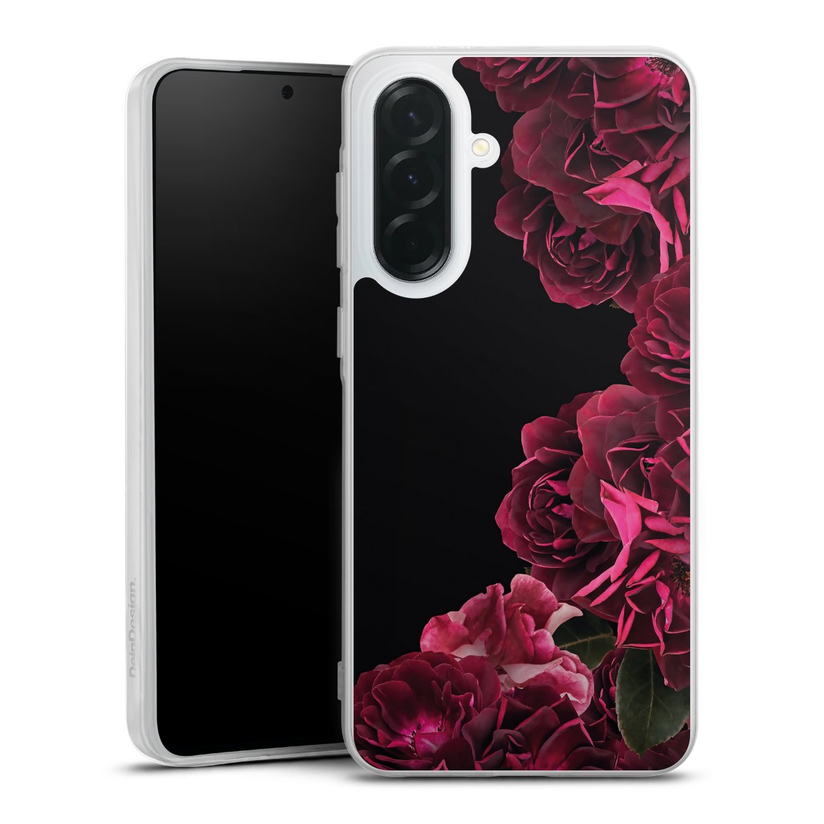 Rose vintage su nero