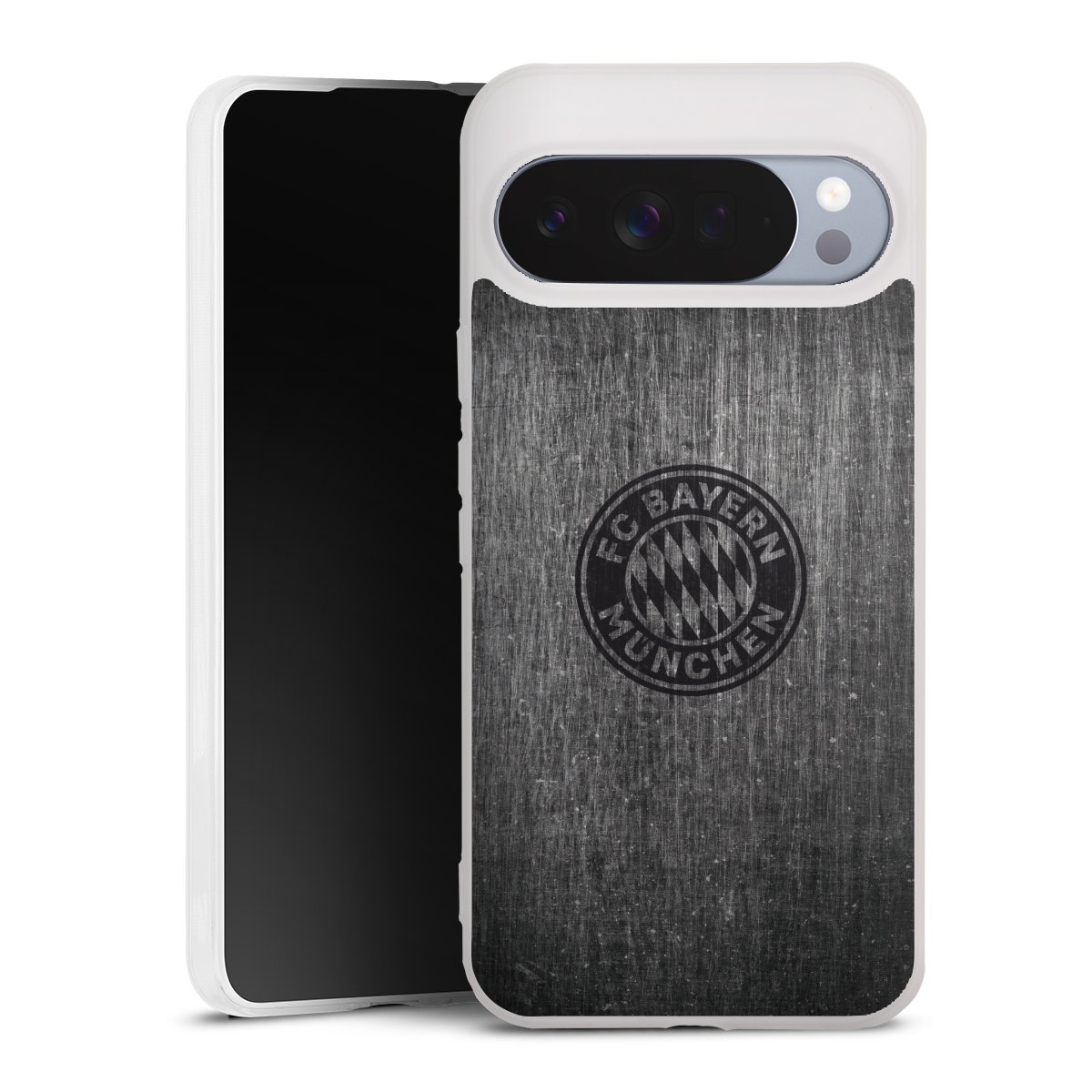 Metalllook FCB Logo einfarbig