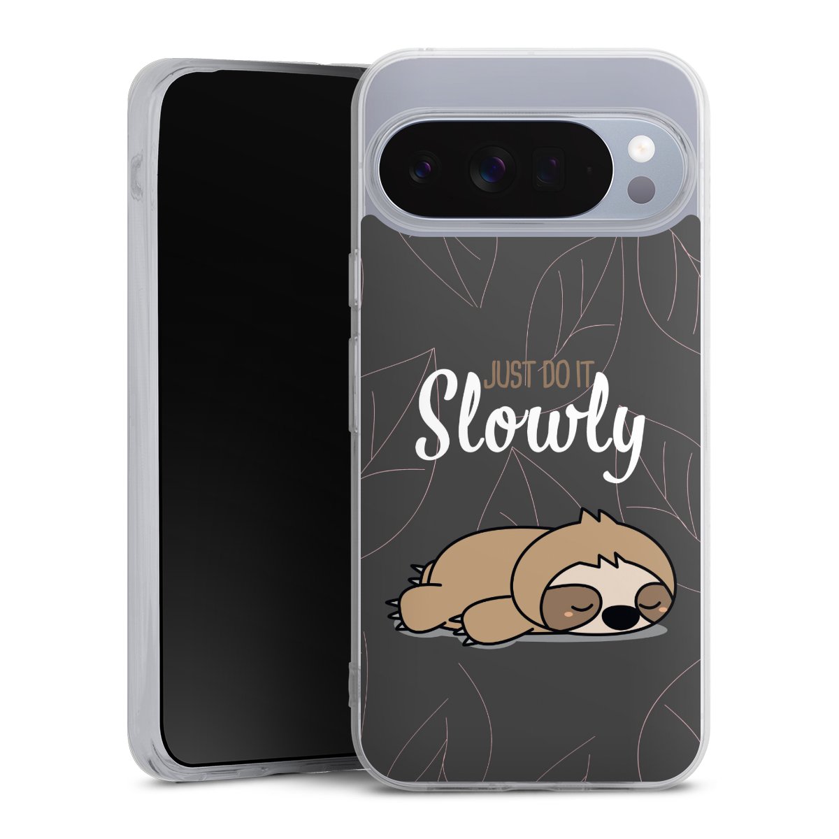Just Do It Slowly Sloth Grey