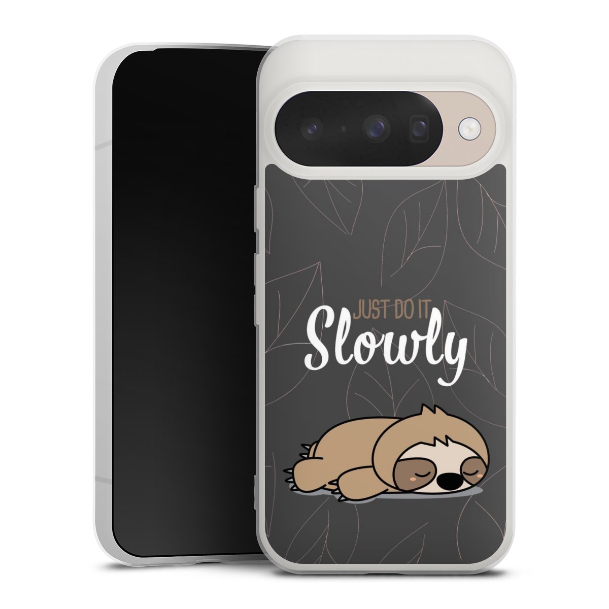 Just Do It Slowly Sloth Grey
