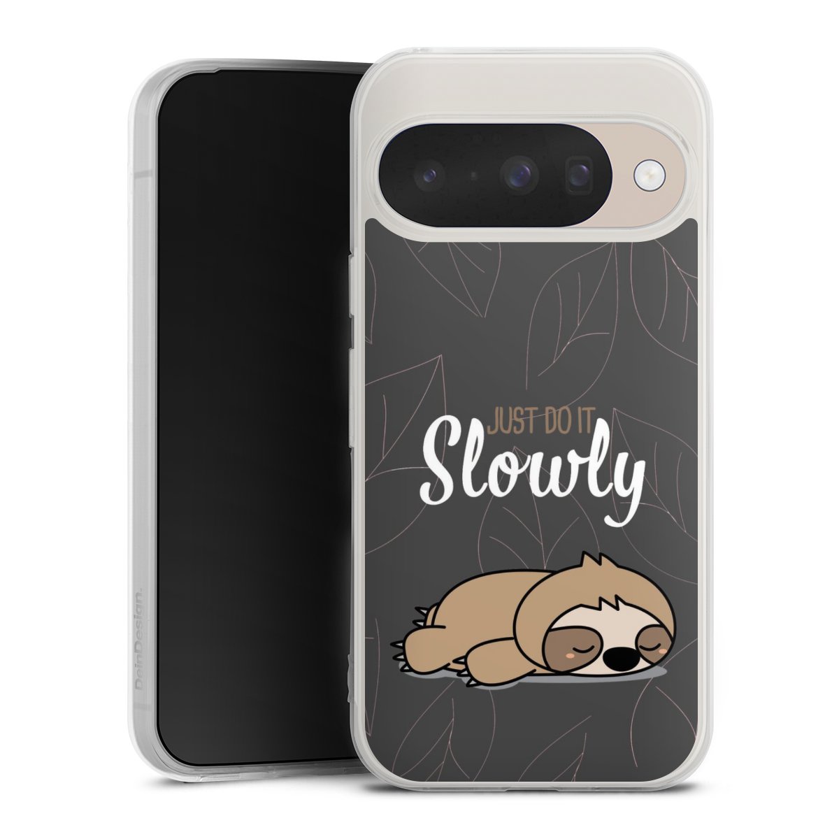 Just Do It Slowly Sloth Grey
